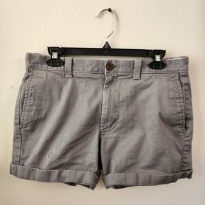 J. Crew Women's Chino Shorts 5" Inseam Gray Size‎ 31